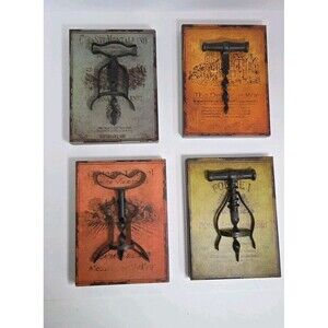 4 Piece Corkscrew Wall Art Collection From Bed Bath & Beyond Each 6" X 8" X 1"
